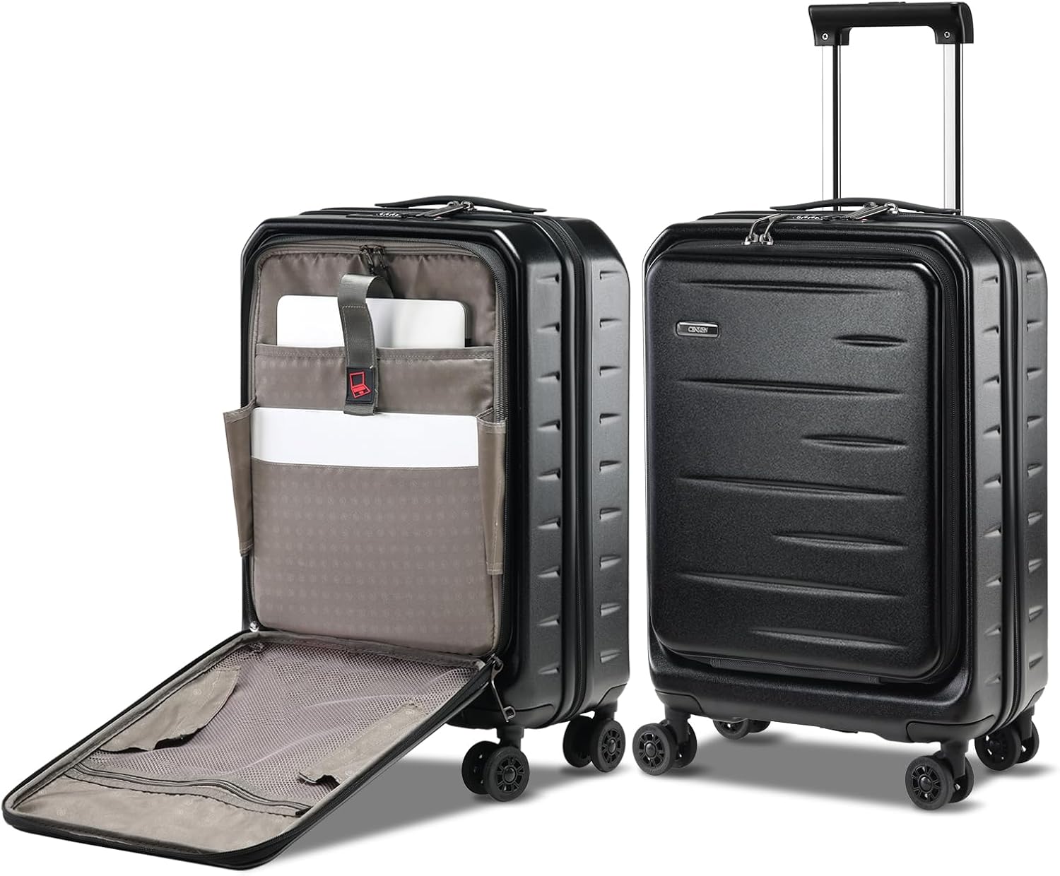 Skyward | Expandable Suitcase Set with TSA Lock & Front Pocket | Lightweight Luggage for Organized Travel