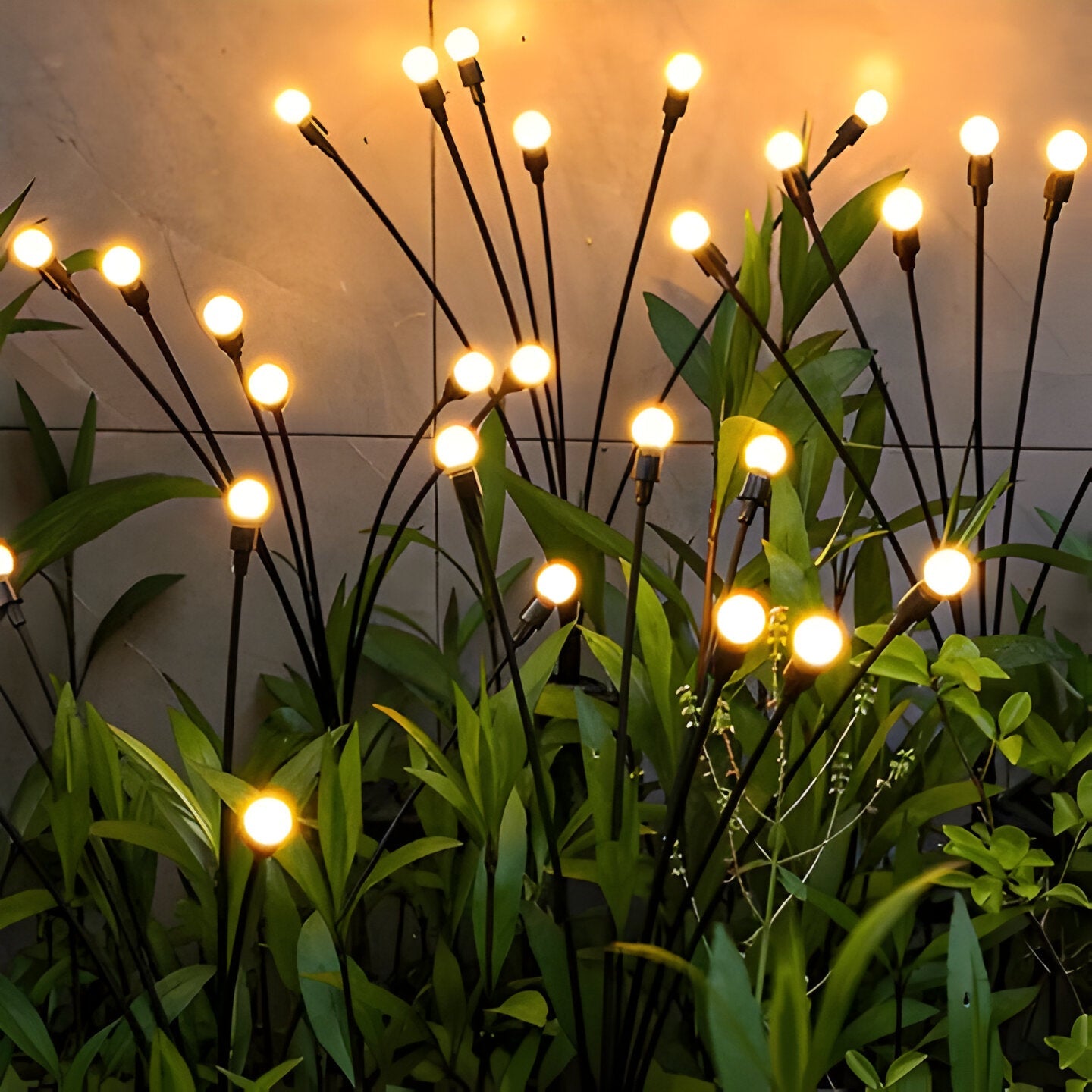 Solar Firefly Dancing Garden Lights with Flexible Stems