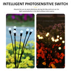 Solar Firefly Dancing Garden Lights with Flexible Stems