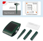 Solar Ultrasonic Chipmunk Repeller with Motion Sensor