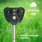 Solar Ultrasonic Bird Repeller for Gardens and Yards