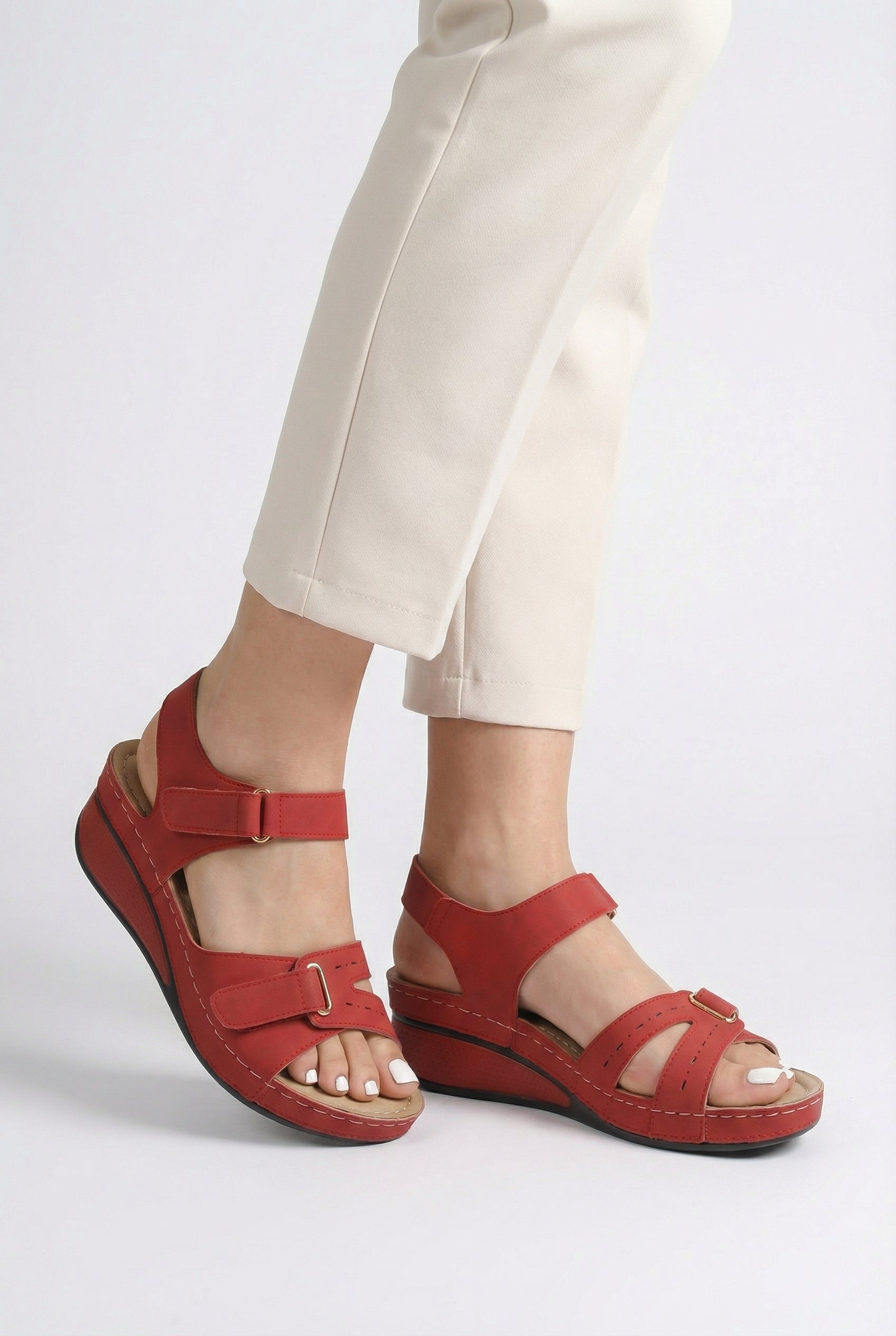 Sophie | Comfortable Lightweight Vegan Leather Sandals for Women