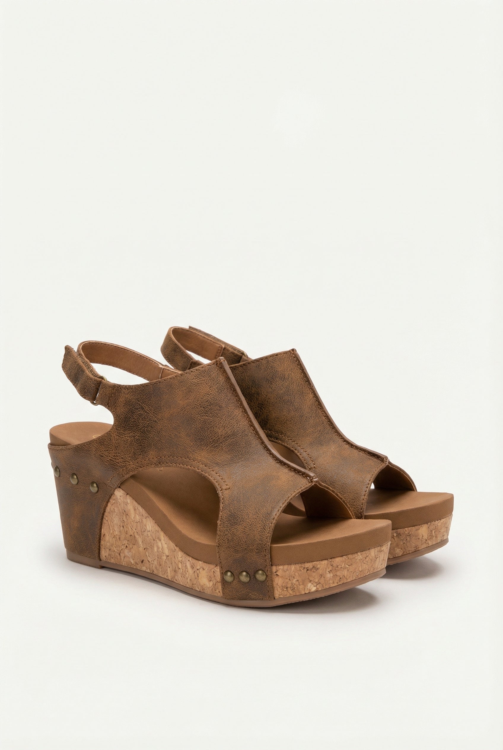 Sophie | Stylish Vegan Leather Wedge Sandals for Women
