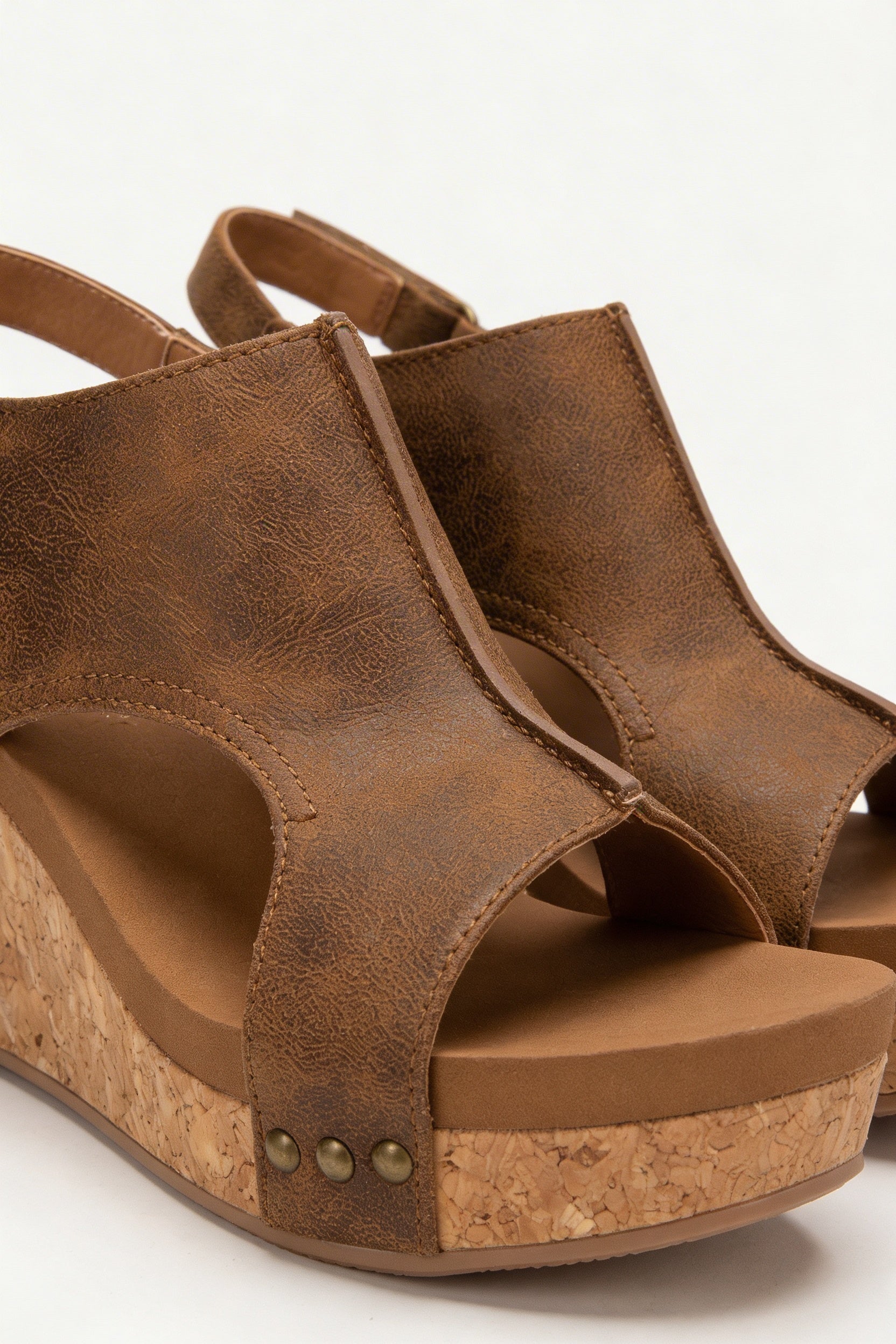 Sophie | Stylish Vegan Leather Wedge Sandals for Women