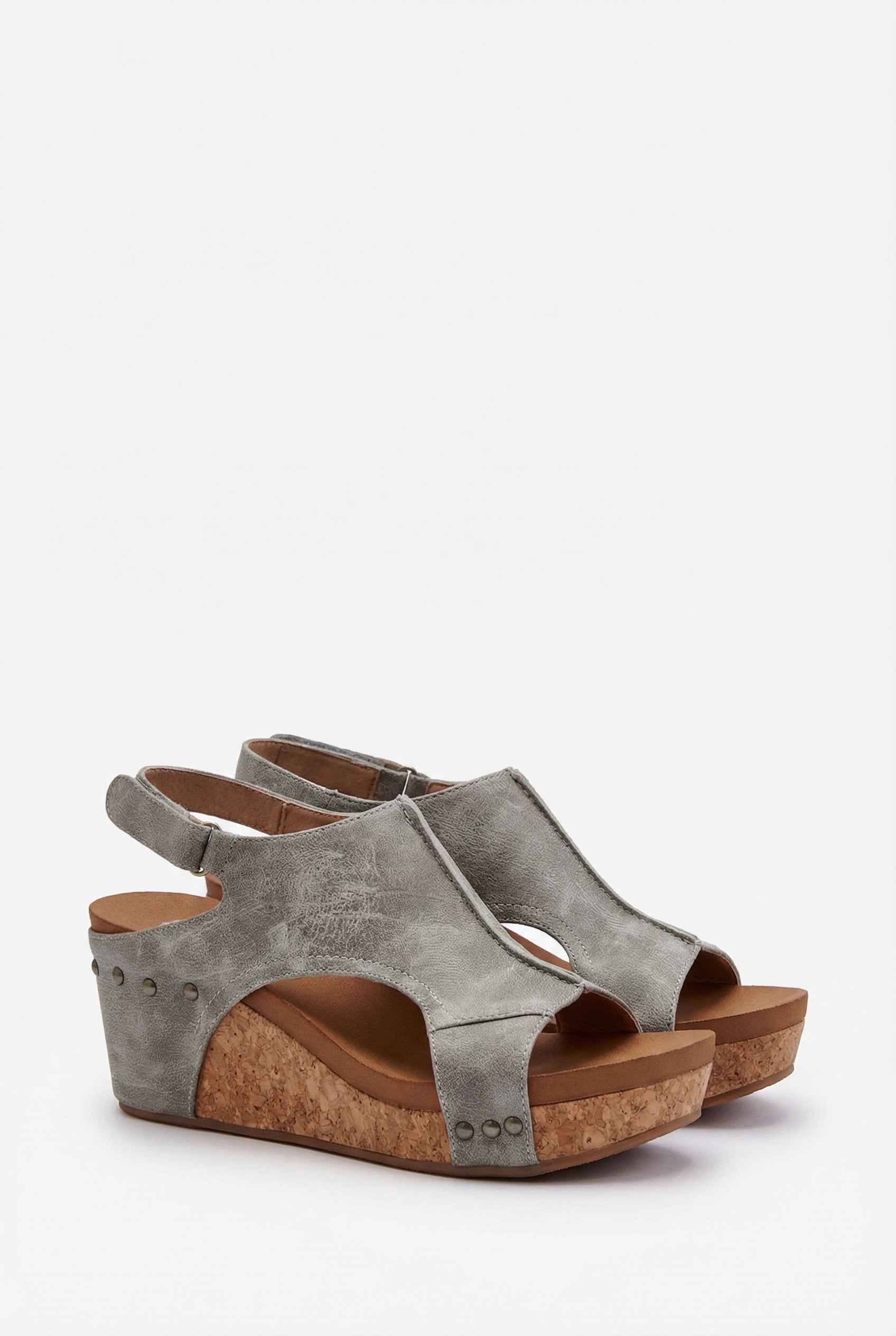 Sophie | Stylish Vegan Leather Wedge Sandals for Women