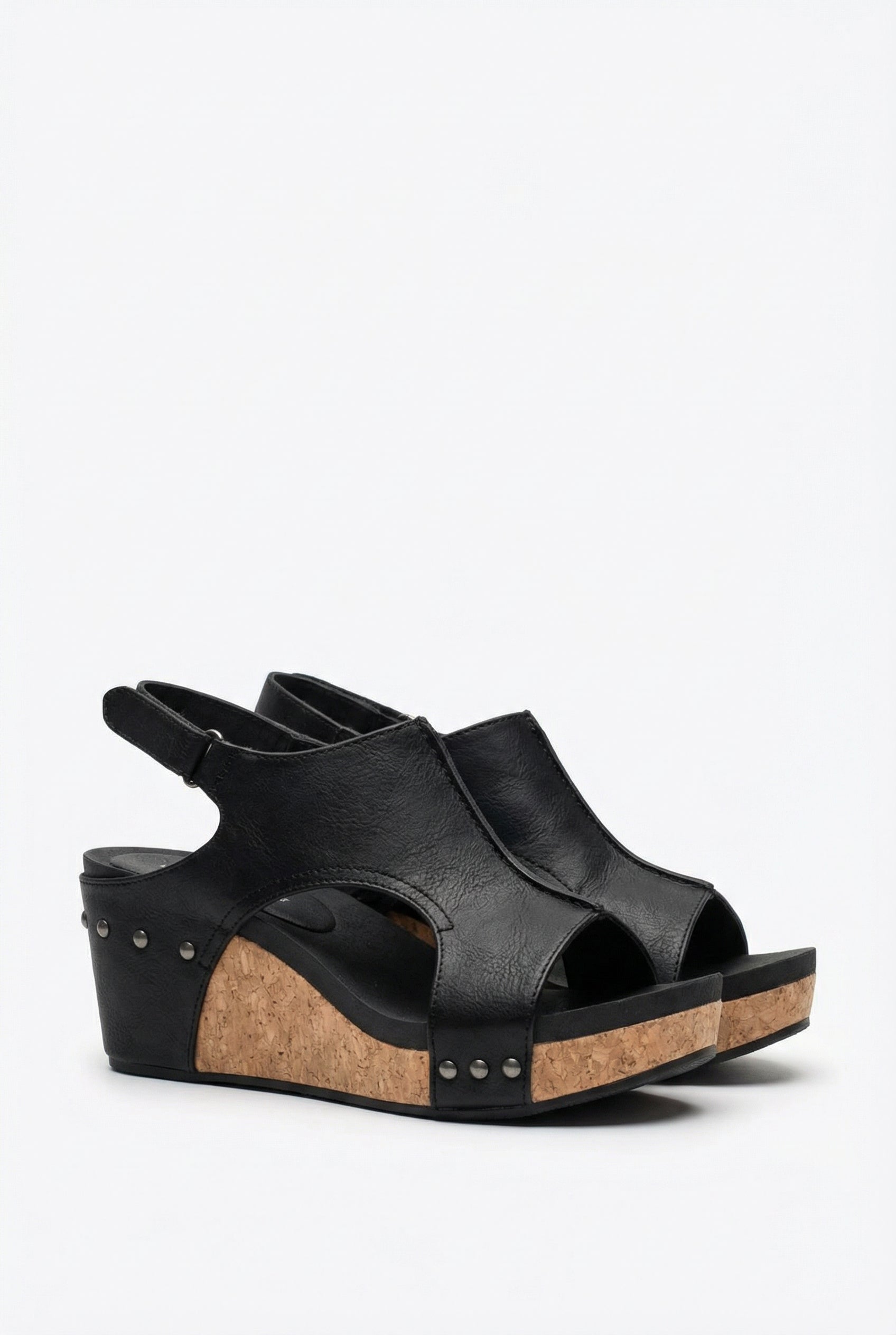Sophie | Stylish Vegan Leather Wedge Sandals for Women
