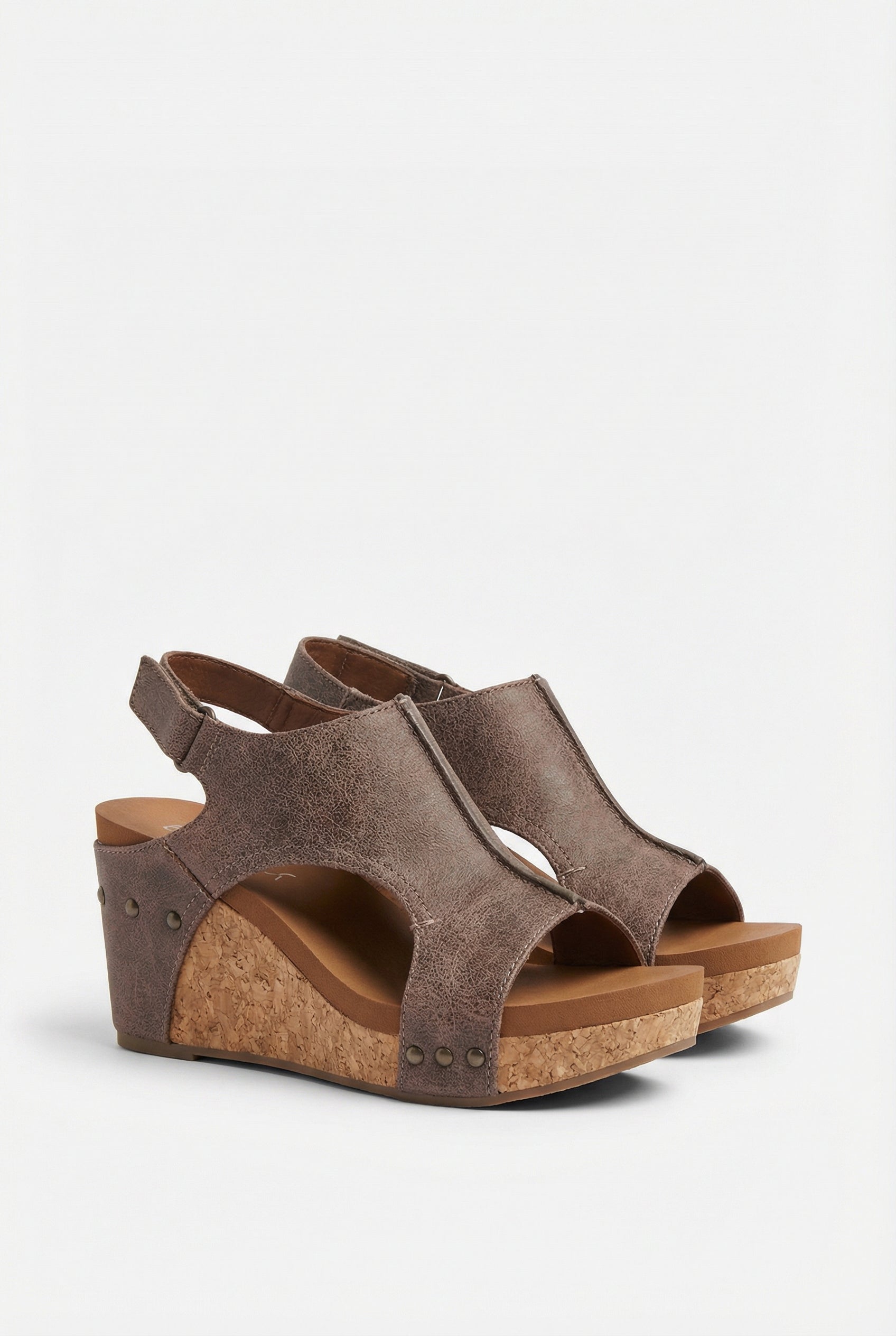 Sophie | Stylish Vegan Leather Wedge Sandals for Women