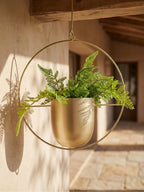 Stylish Plant Hanger | Durable Metal Hanging Baskets for Indoor & Outdoor Decor