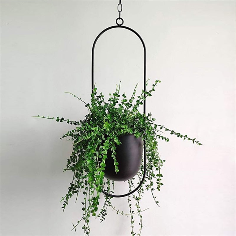 Stylish Plant Hanger | Durable Metal Hanging Baskets for Indoor & Outdoor Decor