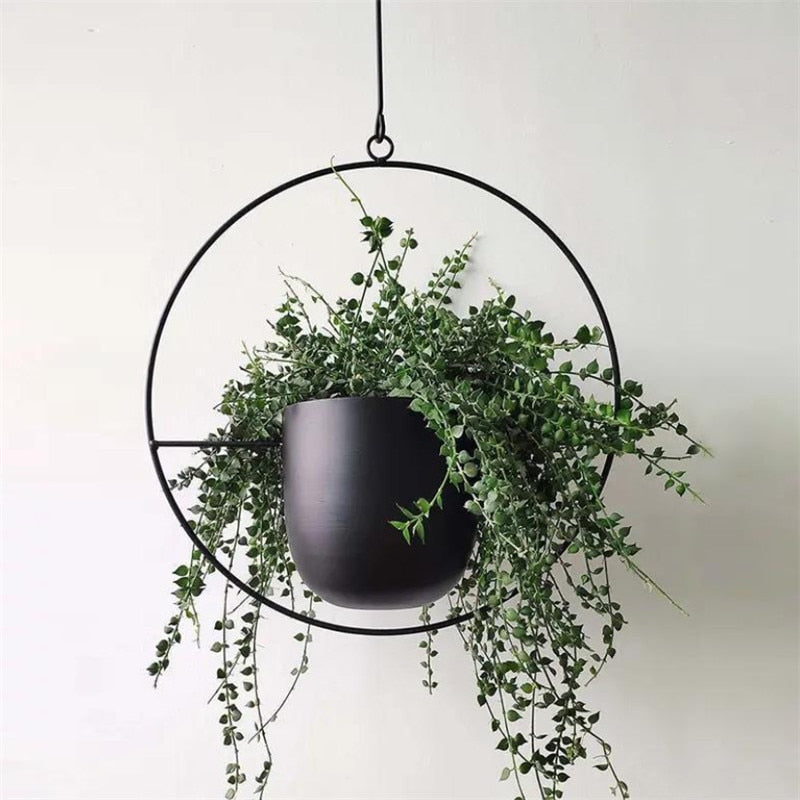 Stylish Plant Hanger | Durable Metal Hanging Baskets for Indoor & Outdoor Decor