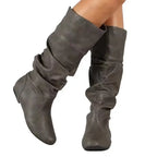 Women's Mid-Calf Cowgirl Boots, Western Style, All-Season