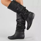 Women's Mid-Calf Cowgirl Boots, Western Style, All-Season
