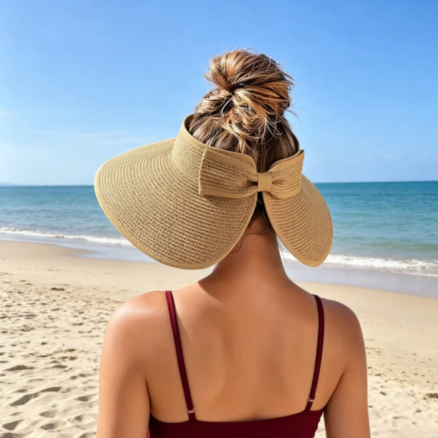 Summer Collection | Women's Sun Visor Hat with Wide Brim & UPF 50+ Protection | Stylish Shade for Beach Days