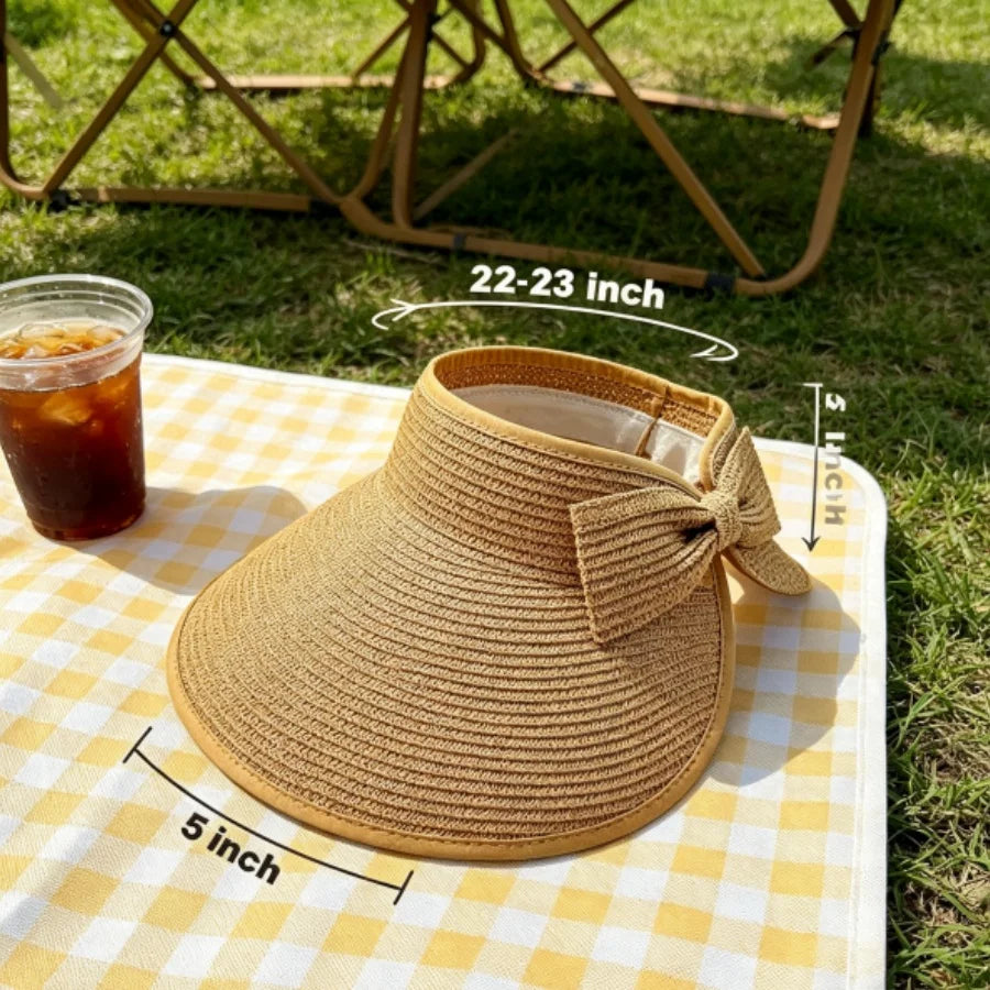 Summer Collection | Women's Sun Visor Hat with Wide Brim & UPF 50+ Protection | Stylish Shade for Beach Days