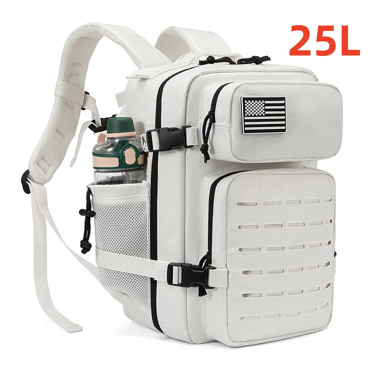 Tactical Backpack | 25L & 45L Travel Backpack with Water Bottle Holder | Versatile Outdoor Gear for Hiking and Daily Use
