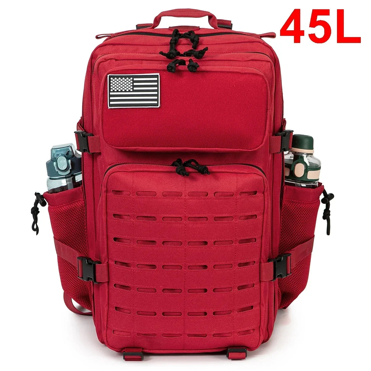 Tactical Backpack | 25L & 45L Travel Backpack with Water Bottle Holder | Versatile Outdoor Gear for Hiking and Daily Use