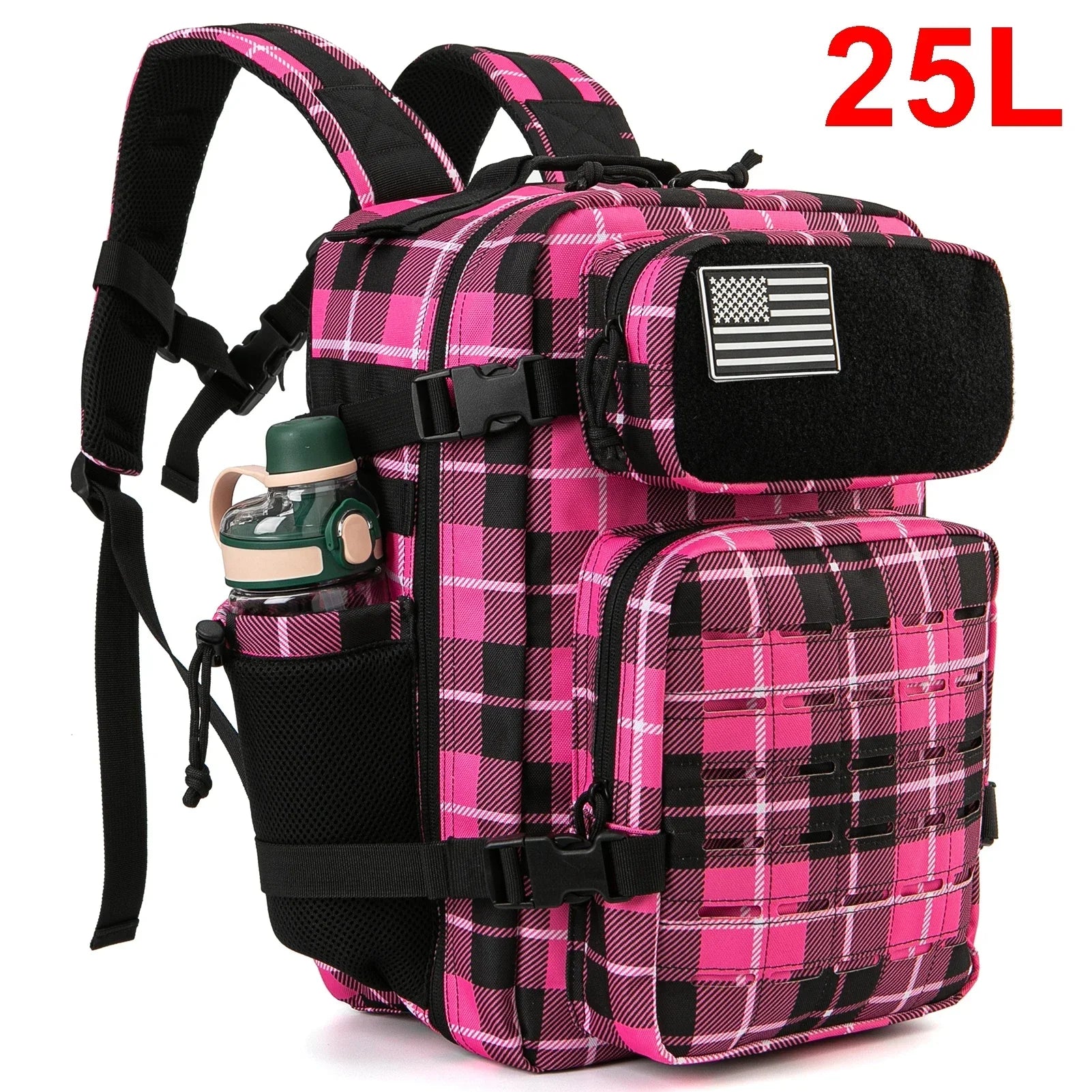 Tactical Backpack | 25L & 45L Travel Backpack with Water Bottle Holder | Versatile Outdoor Gear for Hiking and Daily Use