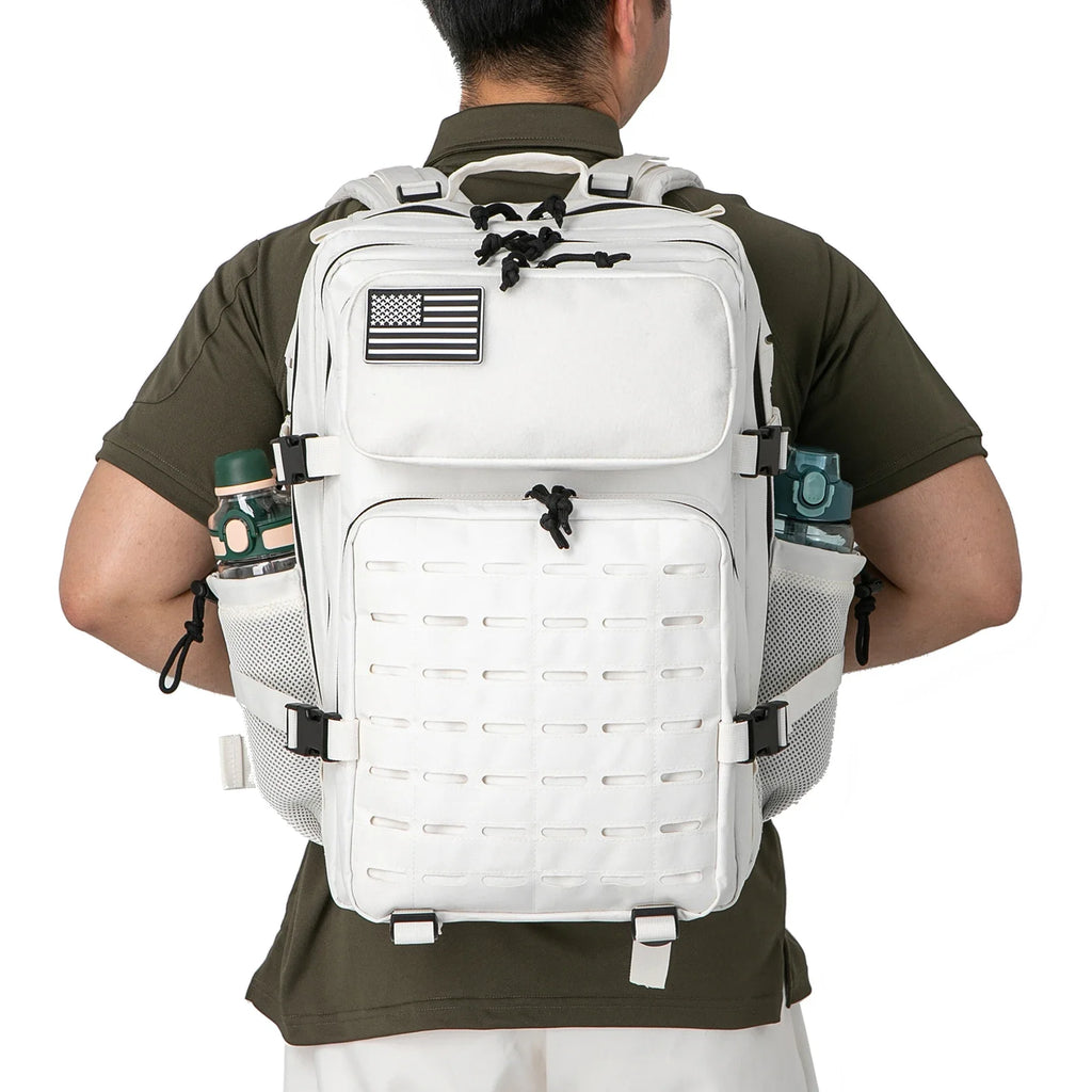 Tactical Backpack | 25L & 45L Travel Backpack with Water Bottle Holder | Versatile Outdoor Gear for Hiking and Daily Use