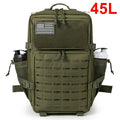 Tactical Backpack | 25L & 45L Travel Backpack with Water Bottle Holder | Versatile Outdoor Gear for Hiking and Daily Use