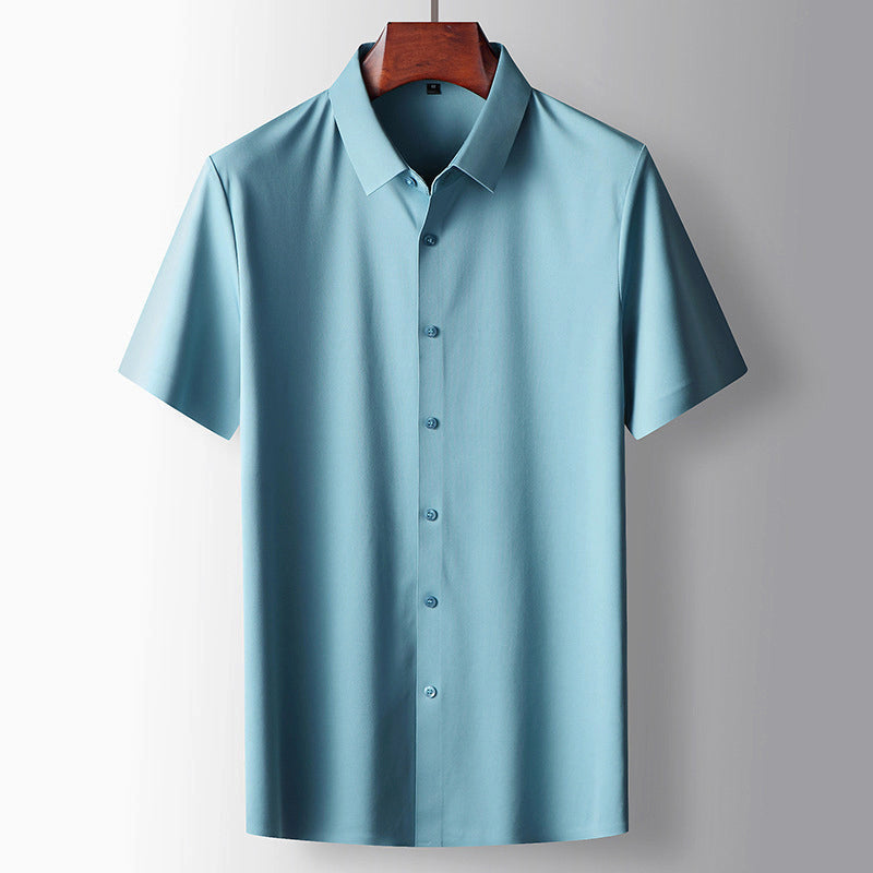 Willow Essential Shirt — Short Sleeve Button-Down Collared Shirt, Classic Versatile Everyday Top