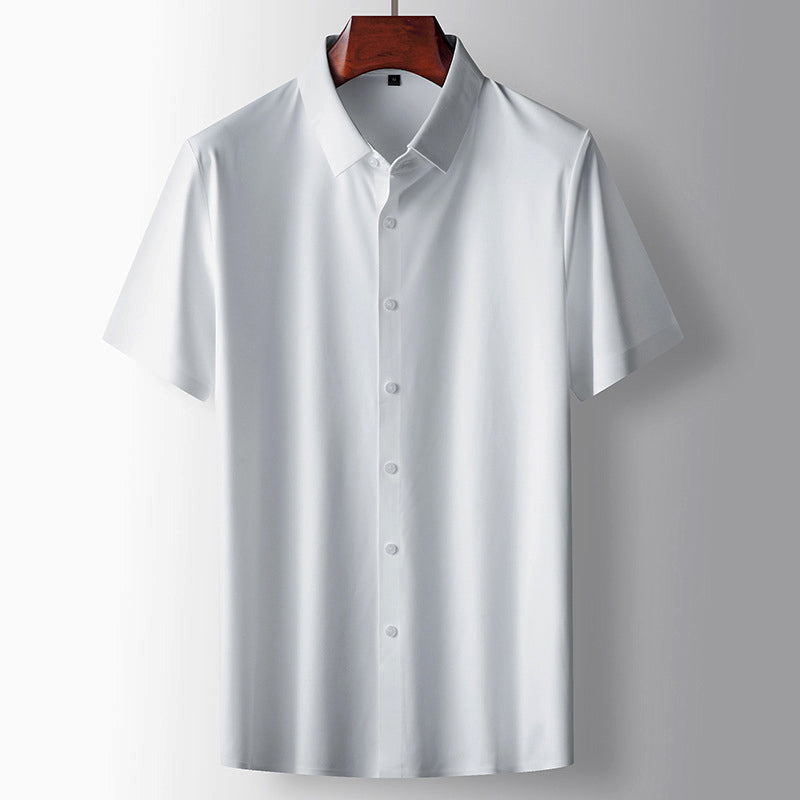 Willow Essential Shirt — Short Sleeve Button-Down Collared Shirt, Classic Versatile Everyday Top