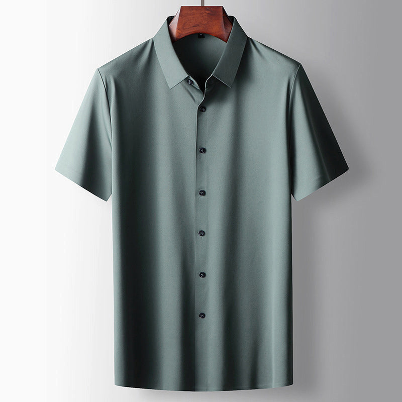 Willow Essential Shirt — Short Sleeve Button-Down Collared Shirt, Classic Versatile Everyday Top