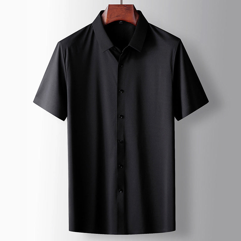 Willow Essential Shirt — Short Sleeve Button-Down Collared Shirt, Classic Versatile Everyday Top