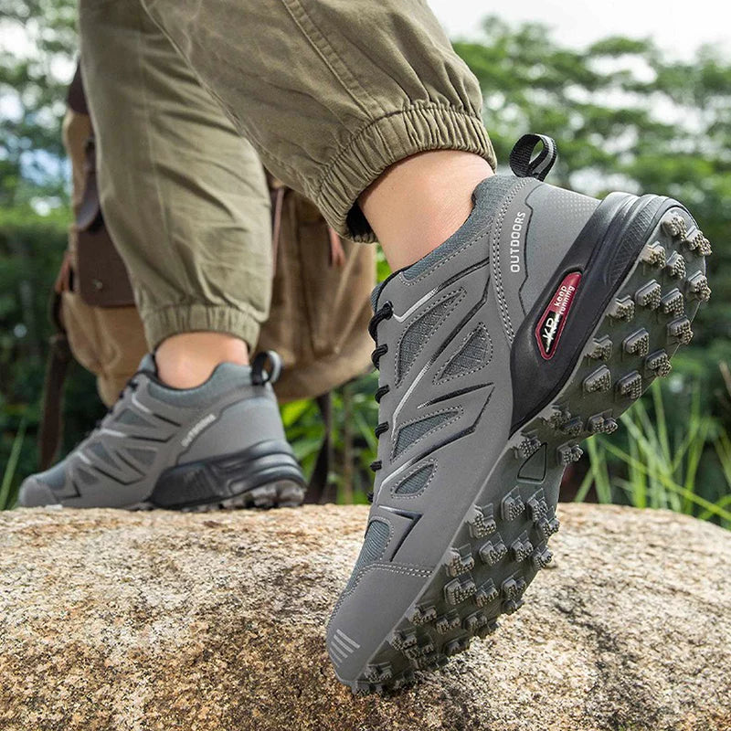 TrekPro | Men's Waterproof Hiking Boots with Ankle Support | Non-Slip Design for Outdoor Adventures