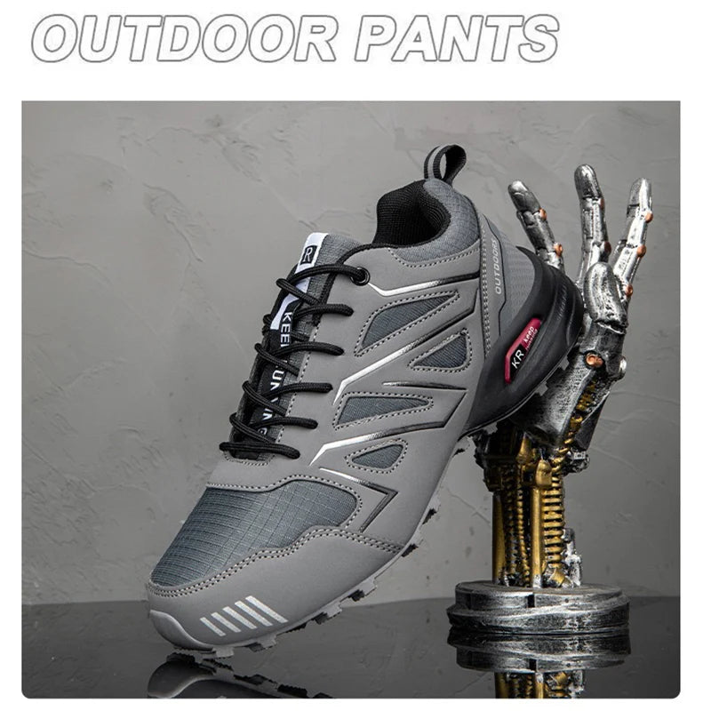 TrekPro | Men's Waterproof Hiking Boots with Ankle Support | Non-Slip Design for Outdoor Adventures