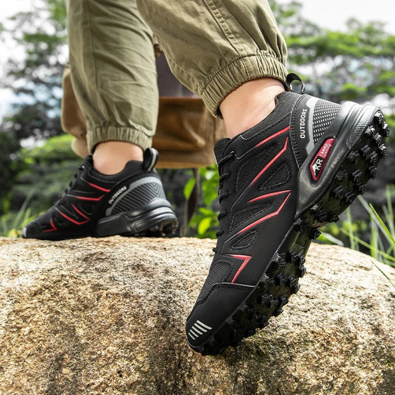 TrekPro | Men's Waterproof Hiking Boots with Ankle Support | Non-Slip Design for Outdoor Adventures