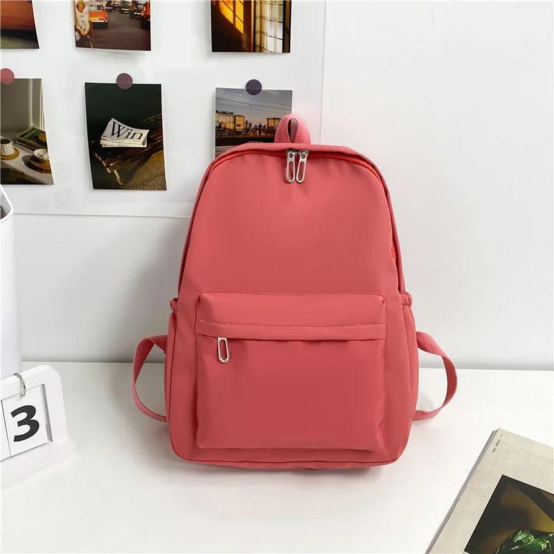 Trendy Backpack | Large Capacity Travel Backpack with Minimalist Design | Versatile for School and Daily Use