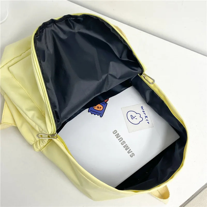 Trendy Backpack | Large Capacity Travel Backpack with Minimalist Design | Versatile for School and Daily Use