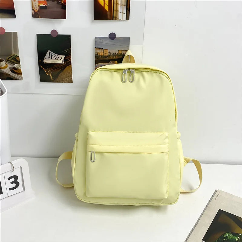 Trendy Backpack | Large Capacity Travel Backpack with Minimalist Design | Versatile for School and Daily Use