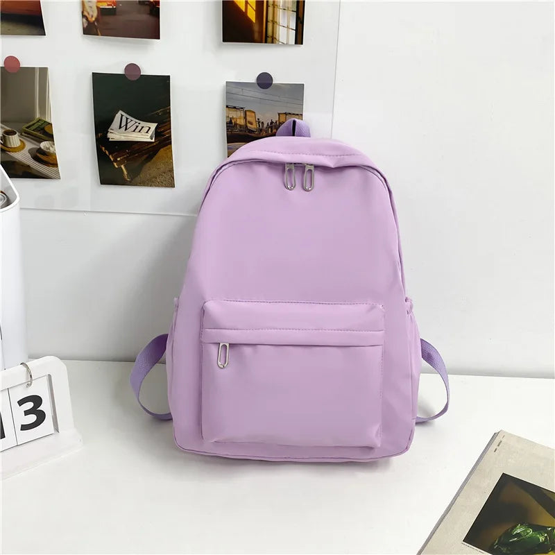 Trendy Backpack | Large Capacity Travel Backpack with Minimalist Design | Versatile for School and Daily Use