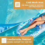 Tropical Leaves | Inflatable Pool Lounger with Zero Gravity Comfort | Stylish Recliner for Ultimate Relaxation