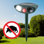 Solar Ultrasonic Armadillo Repeller for Yards