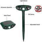 Solar Ultrasonic Armadillo Repeller for Yards