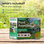 Solar Ultrasonic Armadillo Repeller for Yards