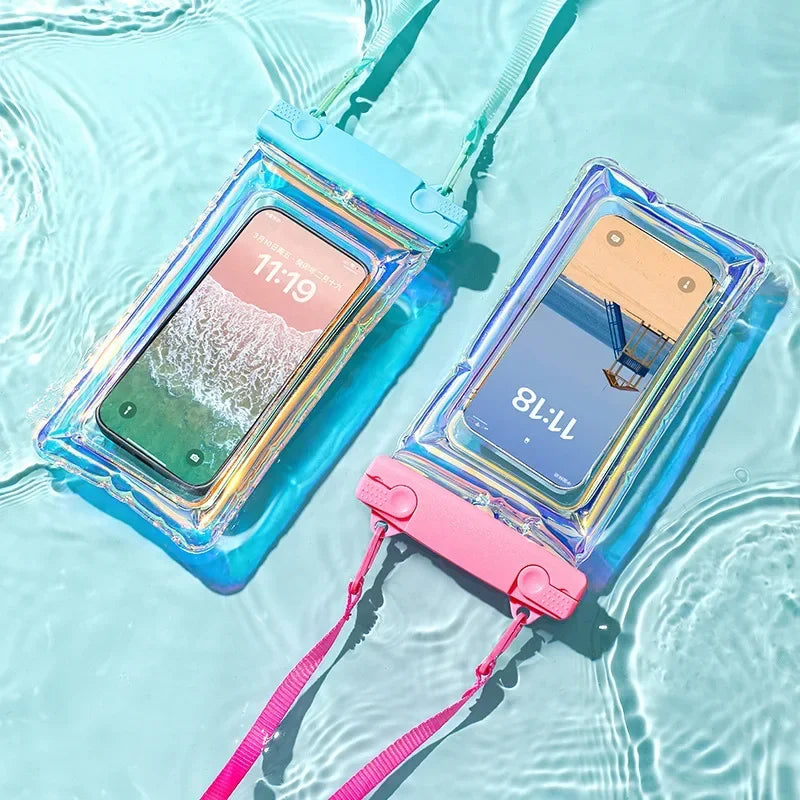 Universal Waterproof Phone Case | Floating Design for Safe Water Activities | Durable & Easy Access for Beach and Water Sports
