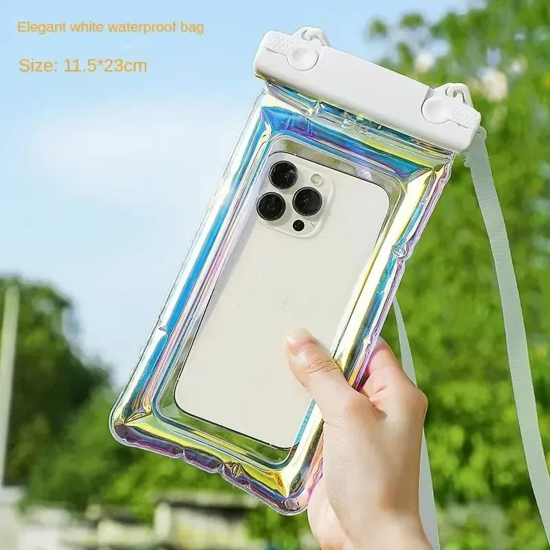 Universal Waterproof Phone Case | Floating Design for Safe Water Activities | Durable & Easy Access for Beach and Water Sports