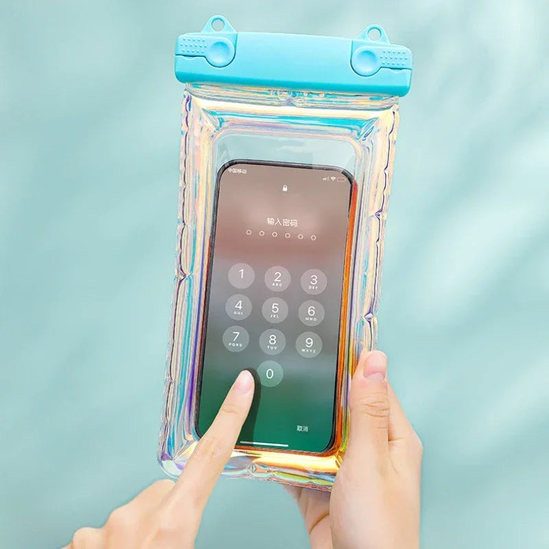 Universal Waterproof Phone Case | Floating Design for Safe Water Activities | Durable & Easy Access for Beach and Water Sports