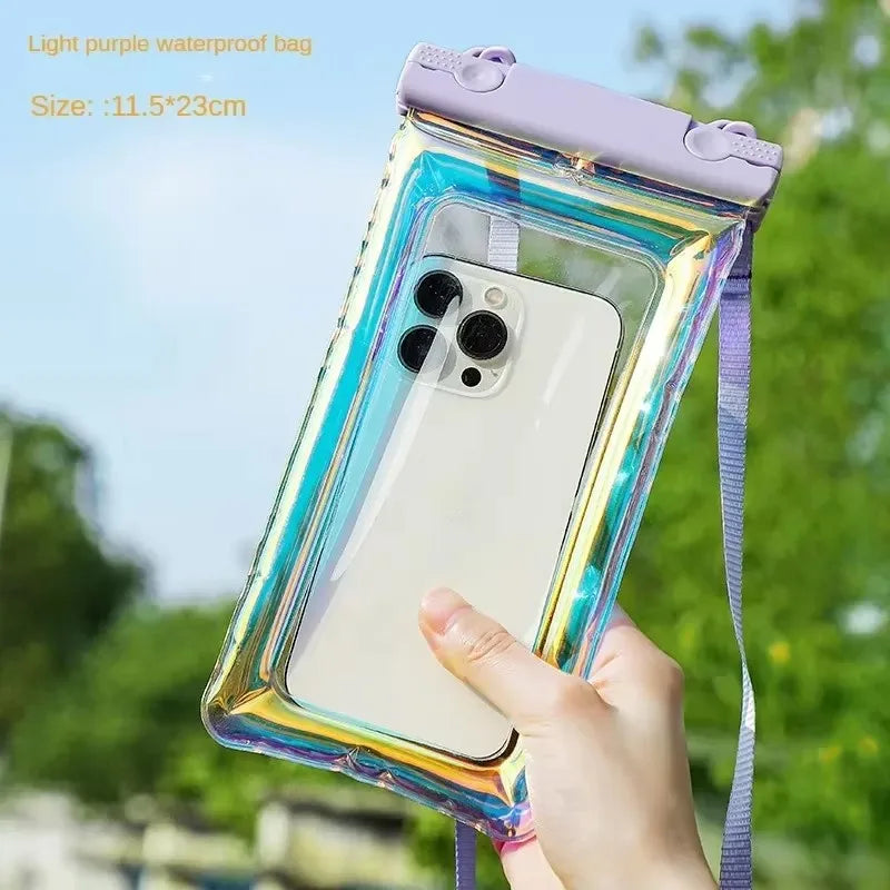 Universal Waterproof Phone Case | Floating Design for Safe Water Activities | Durable & Easy Access for Beach and Water Sports