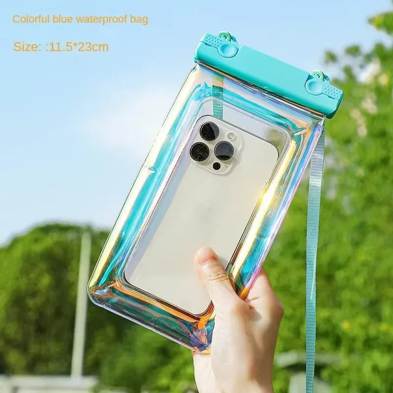 Universal Waterproof Phone Case | Floating Design for Safe Water Activities | Durable & Easy Access for Beach and Water Sports