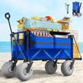 Versatile Beach Wagon | Heavy-Duty Beach Cart with All-Terrain Tires | Perfect for Sand Transport and Outdoor Fun