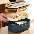 Versatile Bento Lunch Box | 1200ML Leakproof Container with Cutlery | Ideal Kids Lunch Box for School and Outdoor Use
