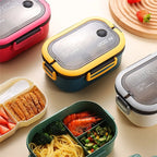 Versatile Bento Lunch Box | 1200ML Leakproof Container with Cutlery | Ideal Kids Lunch Box for School and Outdoor Use