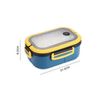 Versatile Bento Lunch Box | 1200ML Leakproof Container with Cutlery | Ideal Kids Lunch Box for School and Outdoor Use