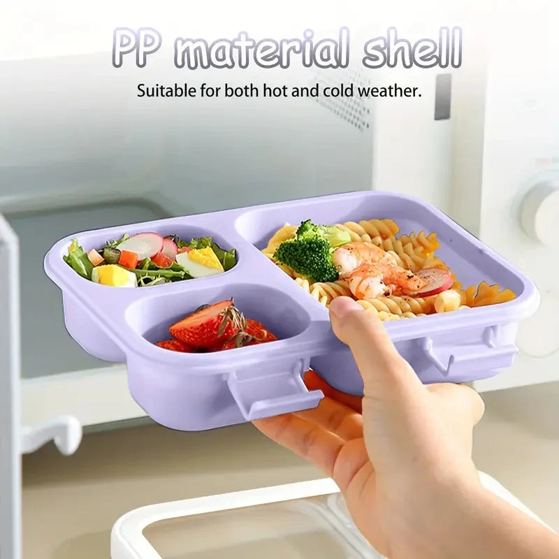 Versatile Bento Lunch Box | Leakproof Food Storage with Stackable Design | Ideal for Office and School Use
