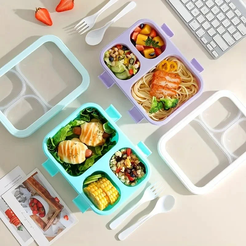 Versatile Bento Lunch Box | Leakproof Food Storage with Stackable Design | Ideal for Office and School Use