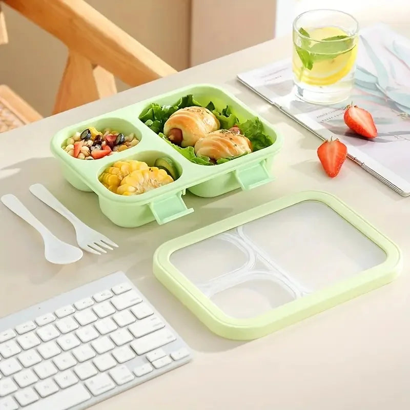 Versatile Bento Lunch Box | Leakproof Food Storage with Stackable Design | Ideal for Office and School Use